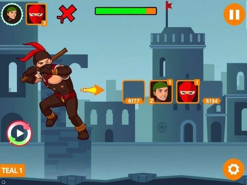 Ninja Dash Hero character customization options